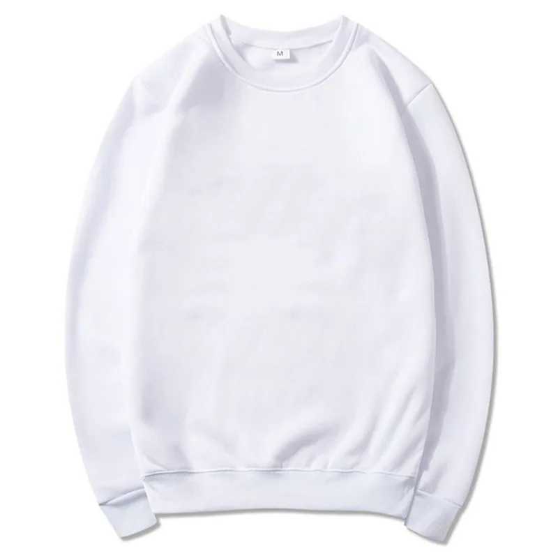2024 New High Quality Plus Size Crew Neck Sweatshirt Unisex Thick Blank Plain Plus Size Mens Hoodies SweatshirtsX240925