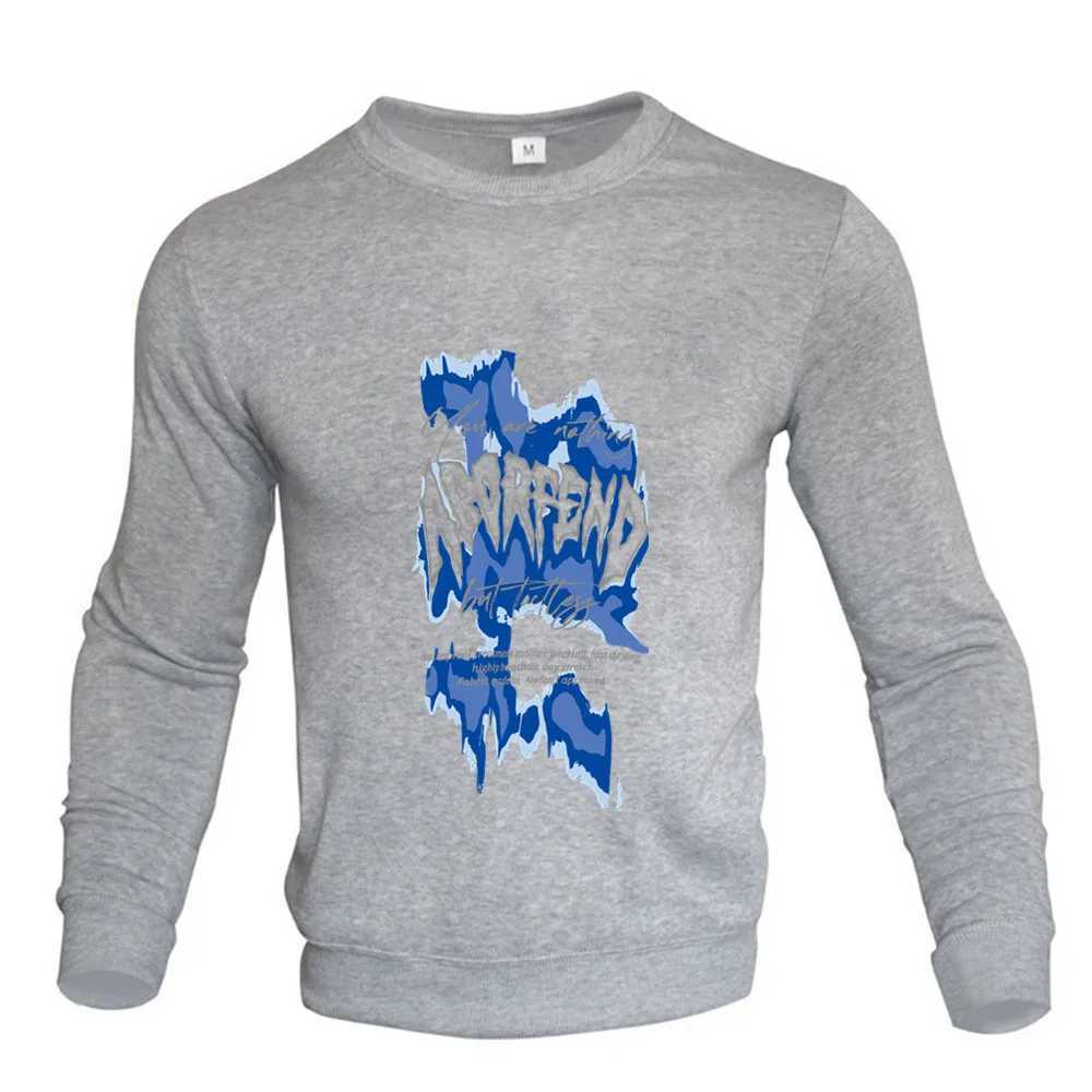 Mens Autumn and Winter New Multi-colors Loose Size S-3XL Sweatshirt Printed Pattern Round Neck Long Sleeve Top ClothingX240925