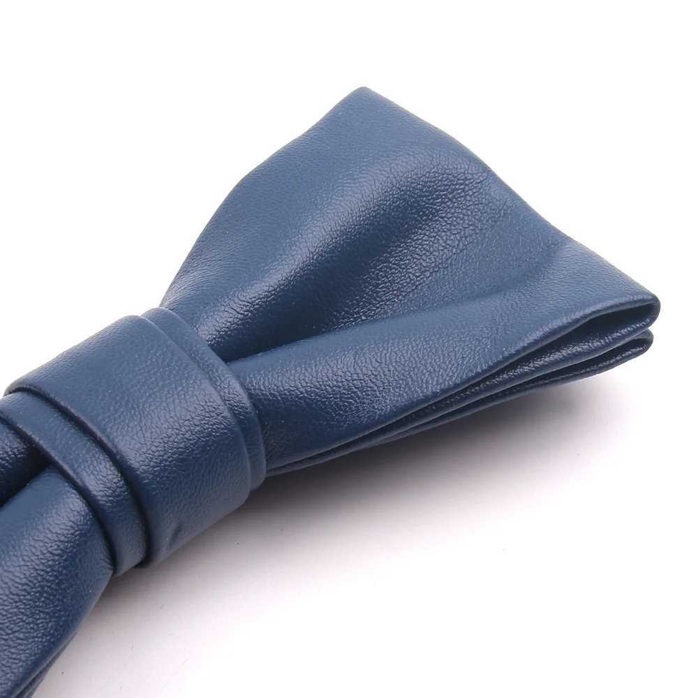 PU leather mens tie classic mens tie casual mens tie Cravats tie wedding gift M tie Y240925