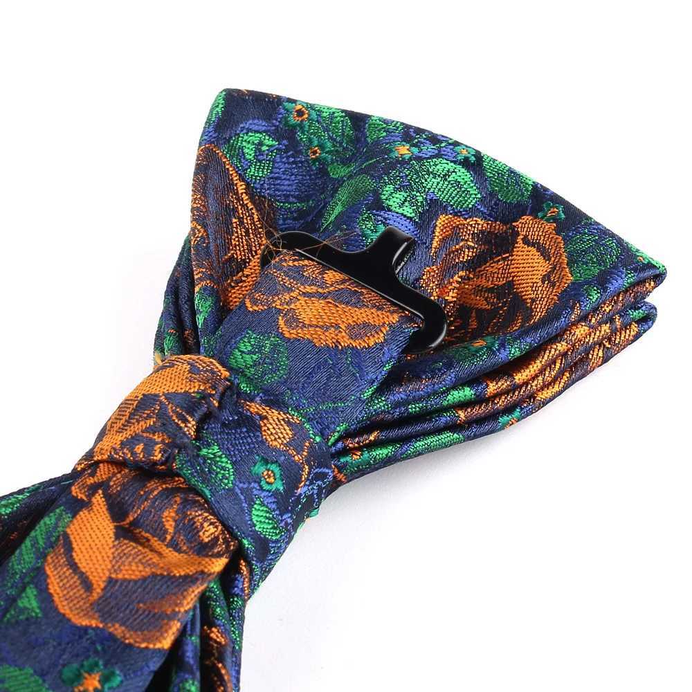 New fancy mens tie casual jacquard tie mens adjustable tie business wedding tie Cravats tie Y240925