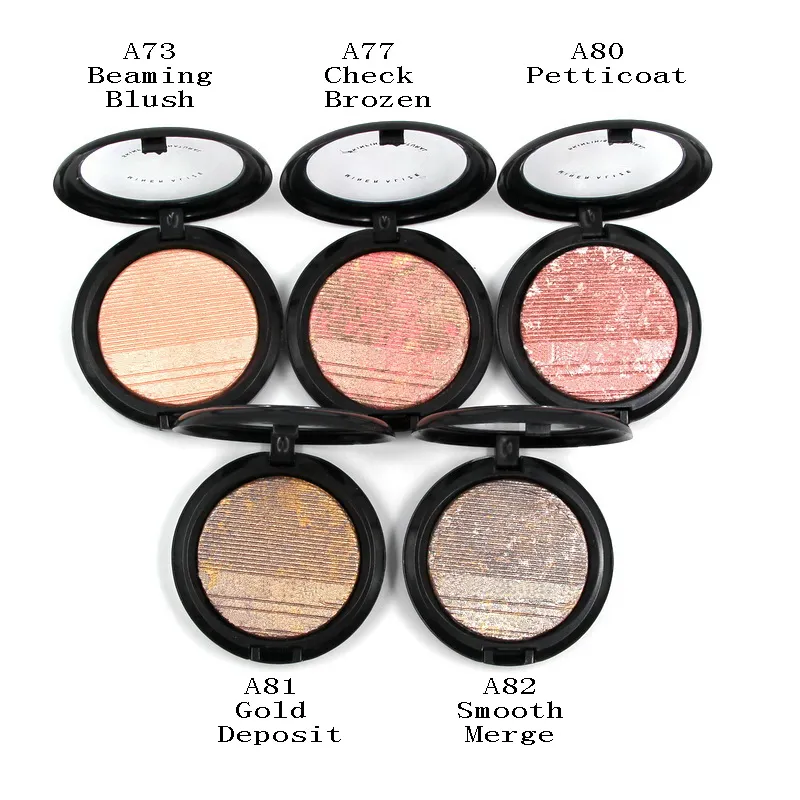 designer face powder makeup poudre Press Powders Mineral Bronzer Highliter Brighten Long last Illuminating Professional Maquillage 06999
