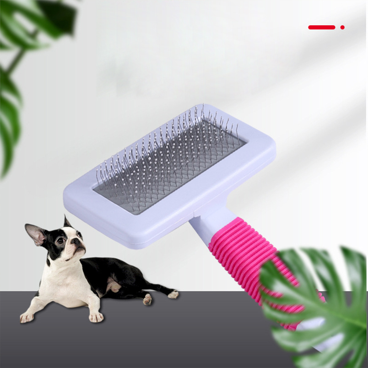 Halloween Bubble shell threaded rubber handle pet needle comb dense tooth needle comb dog knot comb cat comb beauty comb pet supplies