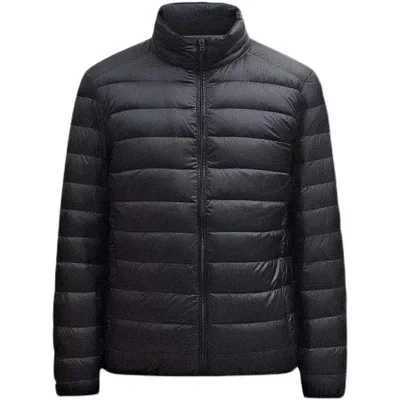 2023 Autumn/Winter New Mens Solid Classic Casual Cotton Coat Solid Warm Stand up Collar Cotton Coat Y240925
