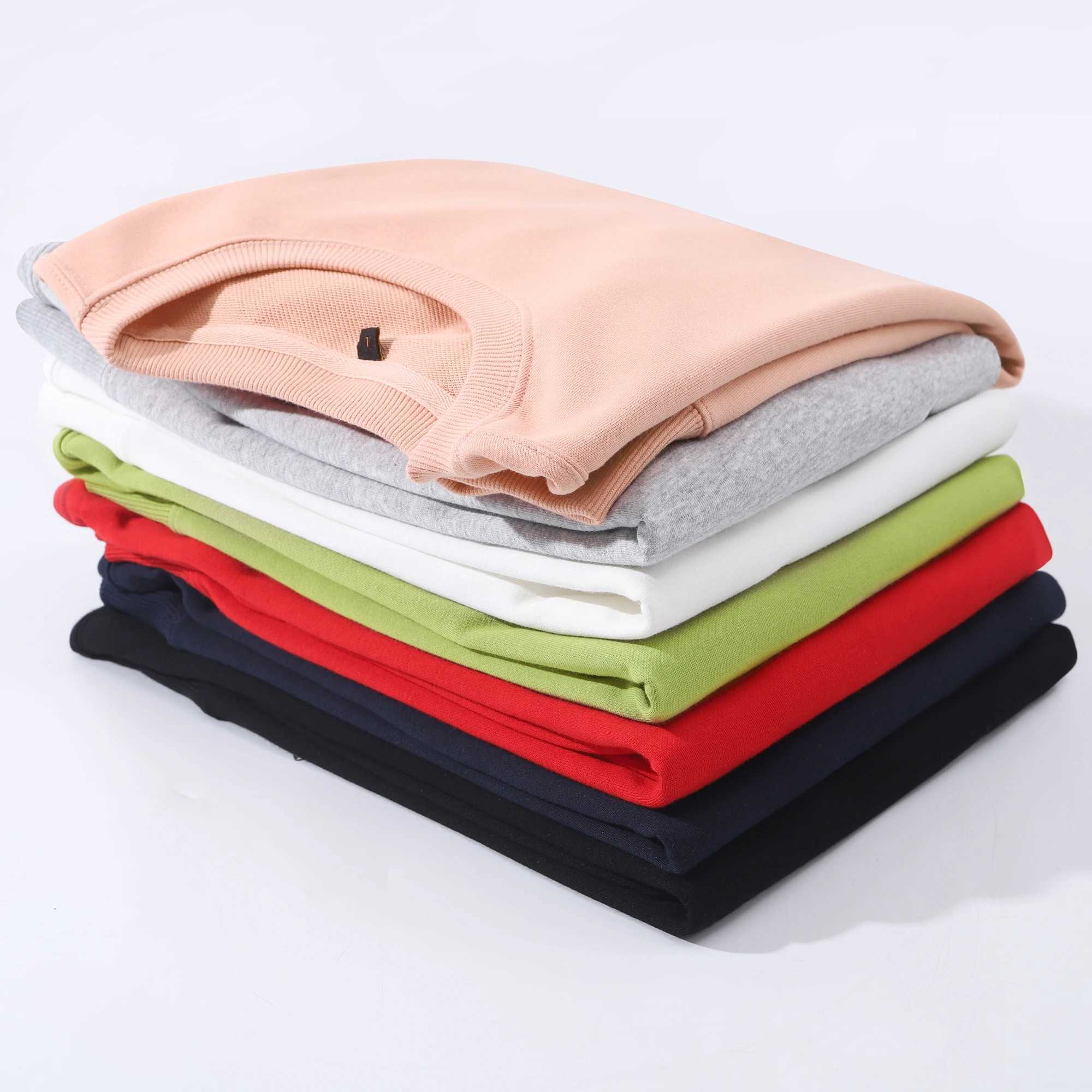 Simple Design Round Neck Sweatshirt Men Loose Streetwear Pullover Male Hoodies Mens Long Regular Oversized SweatshirtsX240925