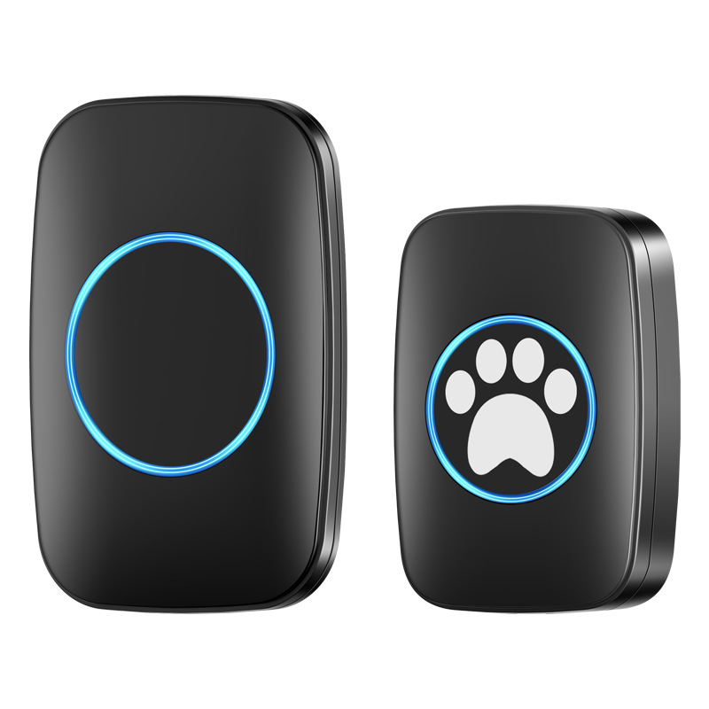 Wireless Doorbell For Pets Remote Control Pet Bell Touching Button Dog Door Bell Dog Door Training Bell EU UK US AU Plug