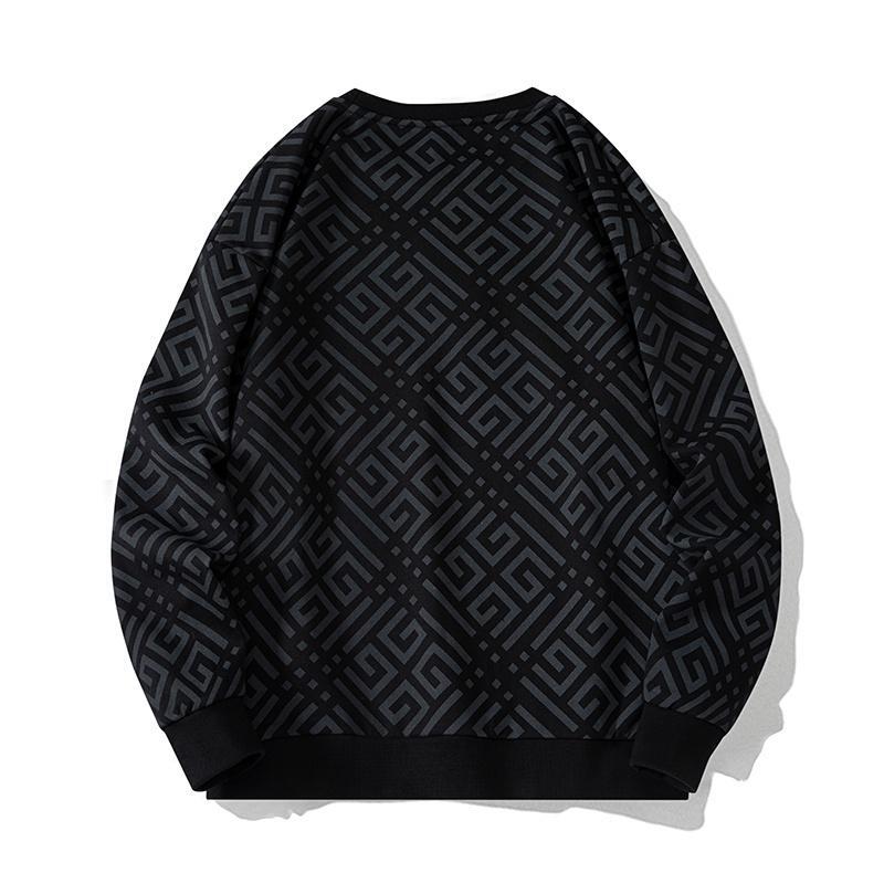 Sweatshirt Men Plus Size 6XL 7XL 8XL Oversized Pullovers Man Round Neck Long Sleeve Printed Casual Loose Tops Big Size Clothing