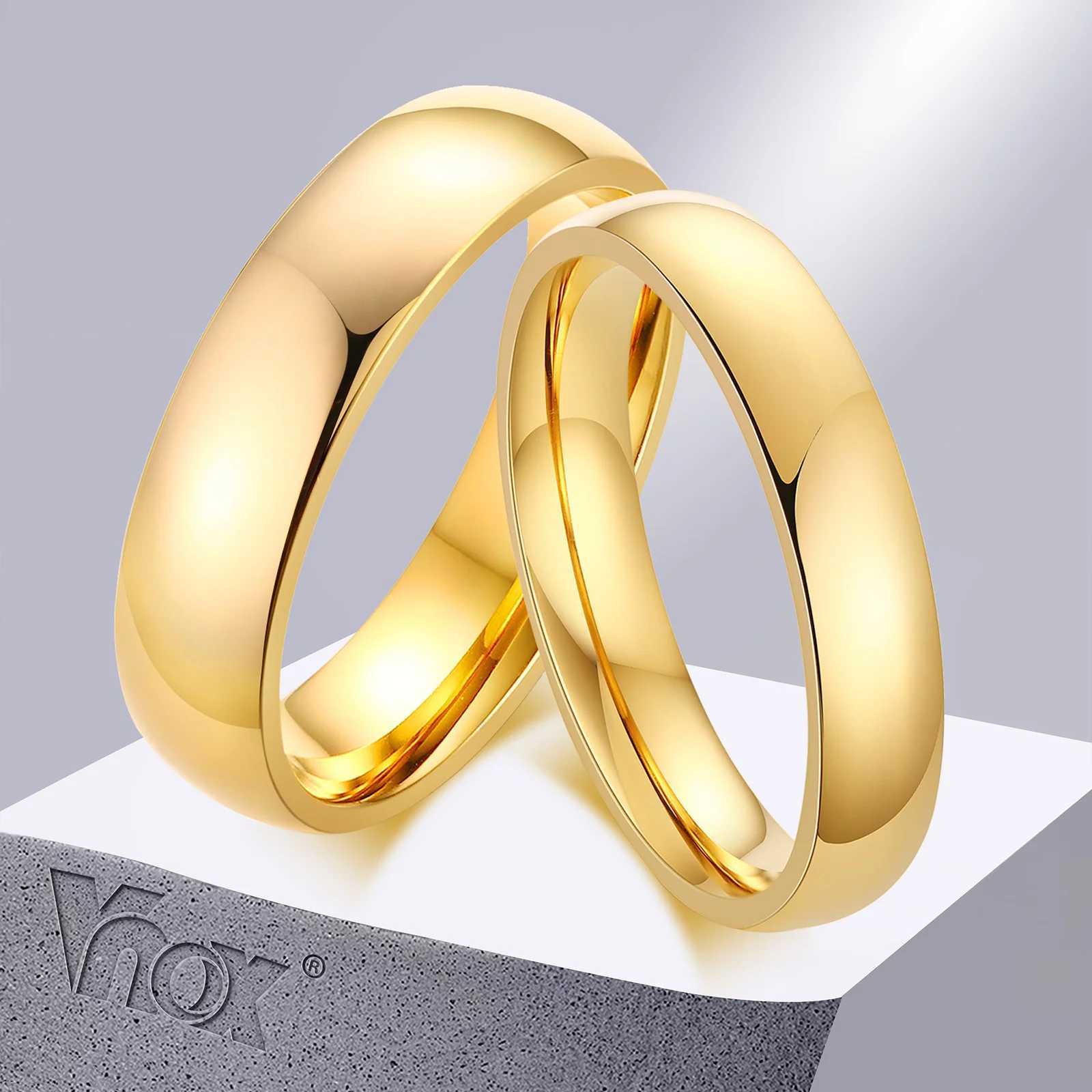 Vnox Scratch resistant Tungsten Wedding Ring for Men Simple Classic Wedding Ring for Couples Basic Jewelry W240925