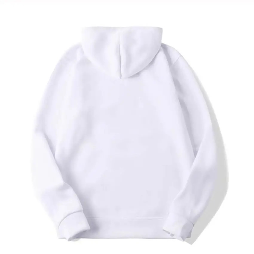 Plain Fleece Men Hoodies Sweatshirts Fashion Hooded Sweatshirt Unisex White Black For Polerones Hombre Felpa Uomo 240920