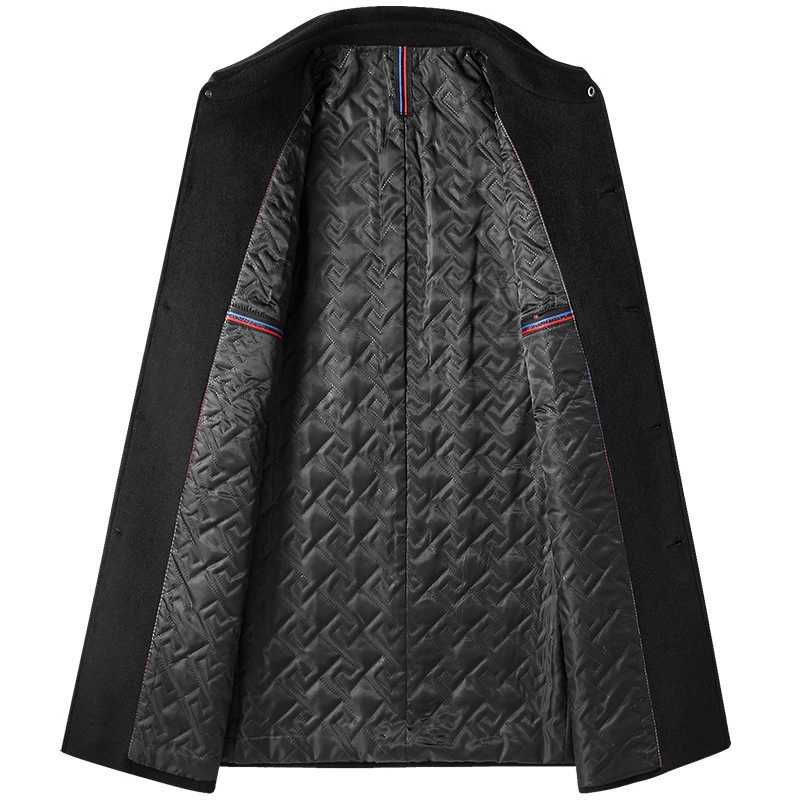 New Boutique Mens Autumn and Winter Comfortable Slim Casual Fashion Gentlemans Wedding To Work Hosting Trend Mens Woolen Coat Y240924