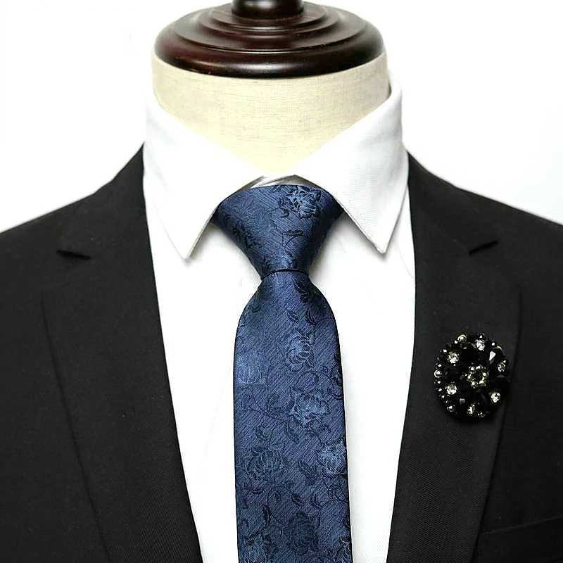 48*6 CM 30 Styles Zipper Mens Tie Skinny Necktie Fashion Business Casual Lazy Pre-tied Striped Solid Color Flower Pattern X250407