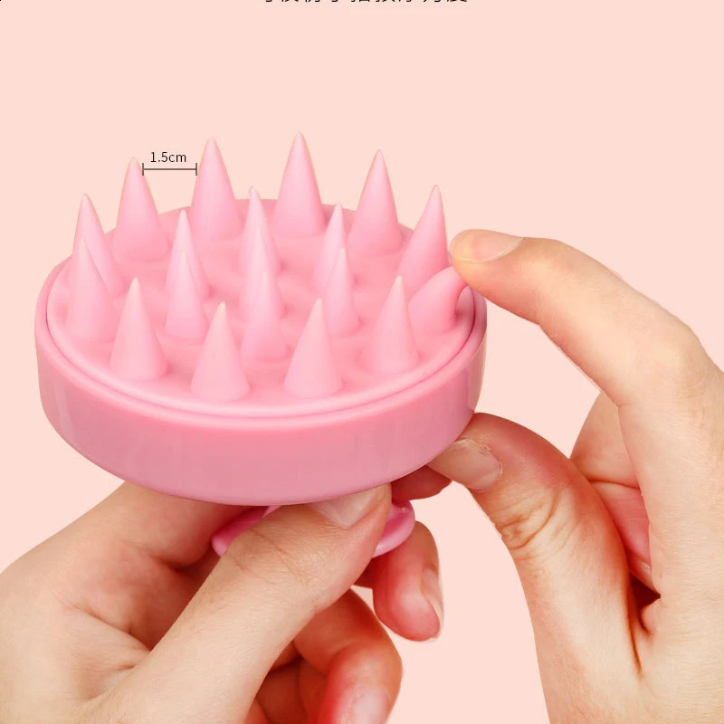 Silicone shampoo brush scalp massage comb hair cleaning comb body massage brush shower brush salon hairdressing tools 240920