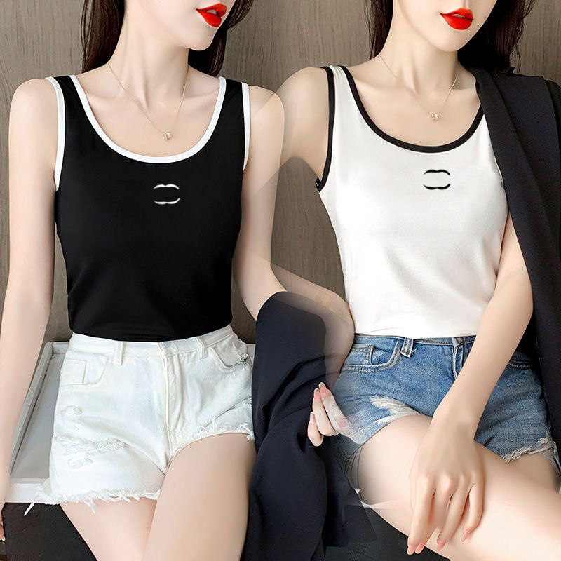 Women's Base Layer Vest Designer Cropped Tank Top Fashion T-Shirt Luxury Tank Top Asia Size S-3XL