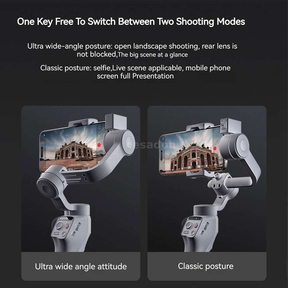 shanshi NEW Professional 3-Axis 360 Inception Mode Gimbal Handheld Stabilizer with AI Tracking Video Camera Selfie Designed Extreme Sports