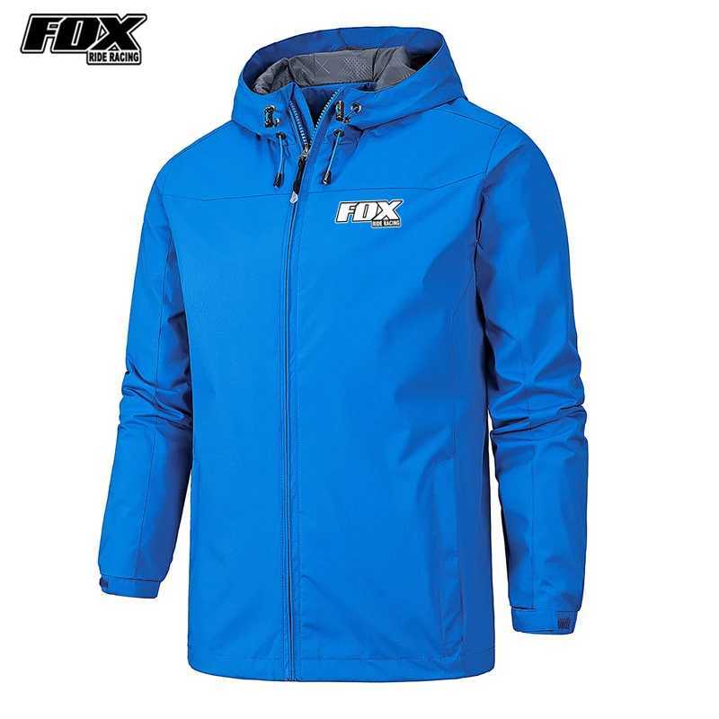 Men's Jackets FOX RIDE RACING Bicycle Jacket Windproof Motorcycle Clothing Mtb Jersey Bicycle Mens Windproof Bicycle Chaqueta Bicycle T240925