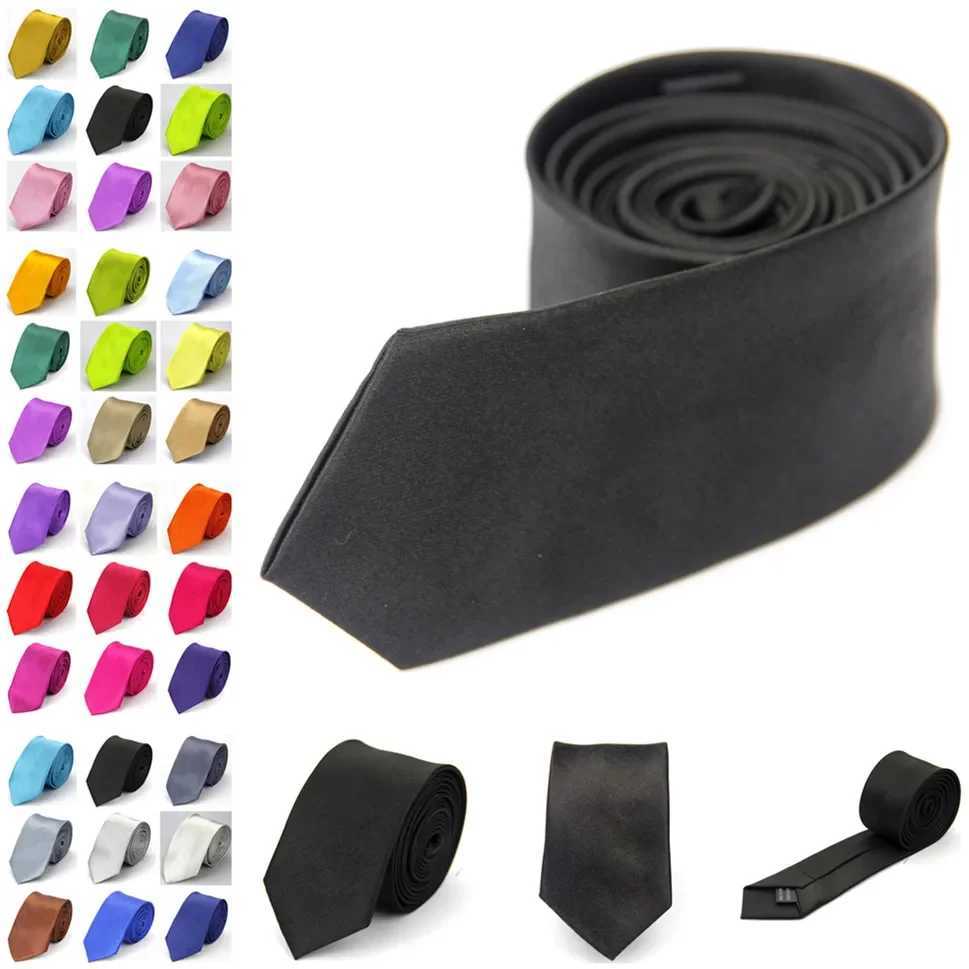 Mens tie narrow 5cm/2-inch slim wedding accessories black blue white purple piano Skl slim necklace Y240925