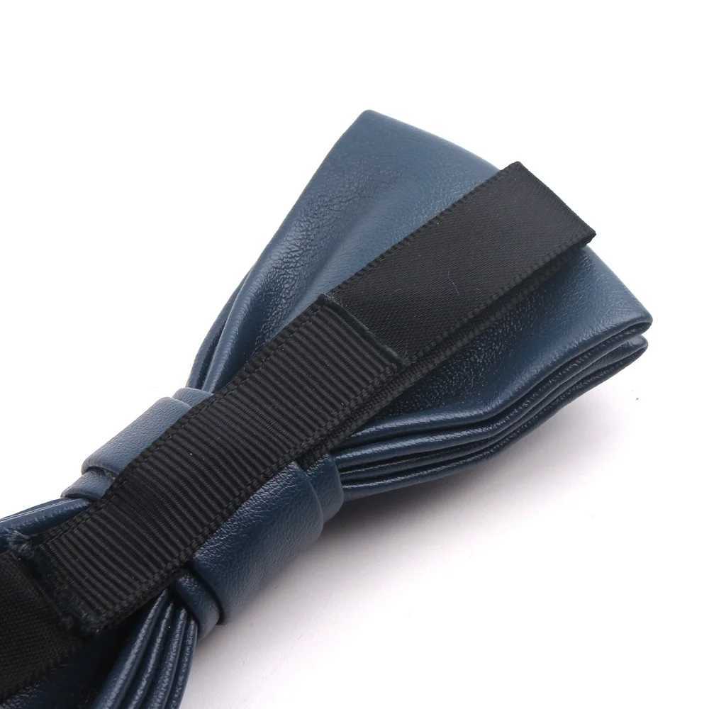 PU leather mens tie classic mens tie casual mens tie Cravats tie wedding gift M tie Y240925