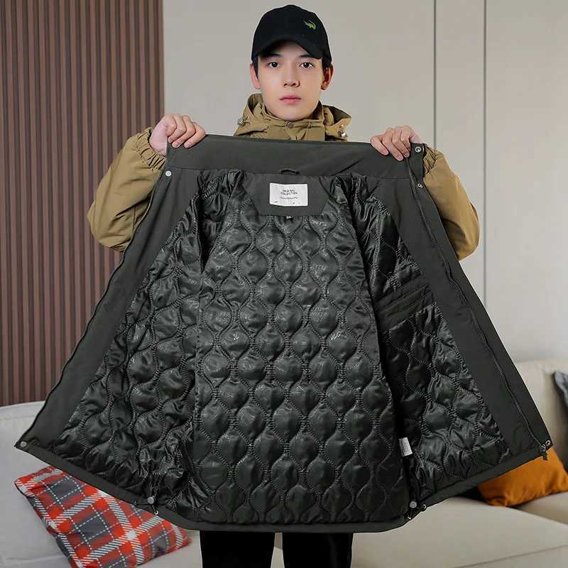 2024 Winter hooded mens autumn outdoor windproof machine high-quality outerwear mens breathable outdoor mens clothing Y240925