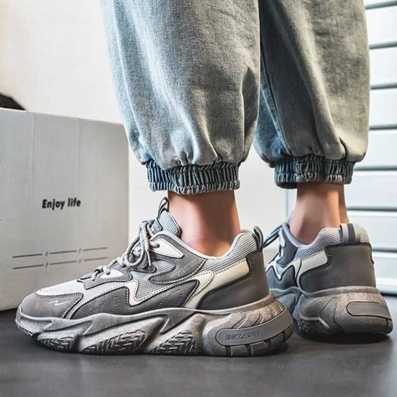 Fashion Men Casual Sneakers High Quality Comfortable Platform Running Sport Shoes Breathable Basketball Footwear Tenis Masculino M240924