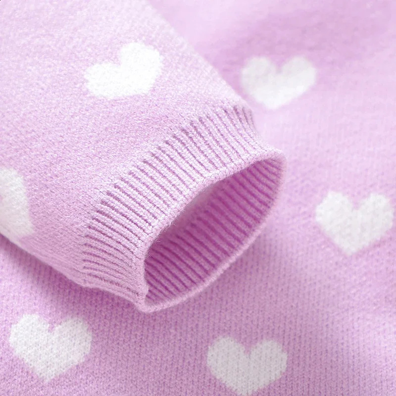 born baby jumpsuit knitted womens long sleeved blanket 90 70CM head mounted fashionable love childrens clothing set 3piece 09M 240925