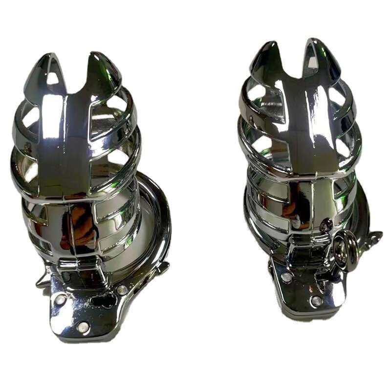 Men's handcuffs, chastity lock, metal chastity lock, birdcage ring, anti infidelity penis JJ lock, sex binding device CB