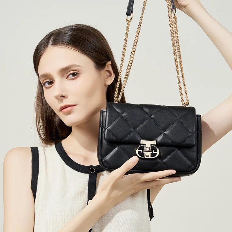 Evening Bags Women's 2024 Leather Crossbody Summer Shoulder Chain Ladies Hand Bolsos Mimbre Verano 4