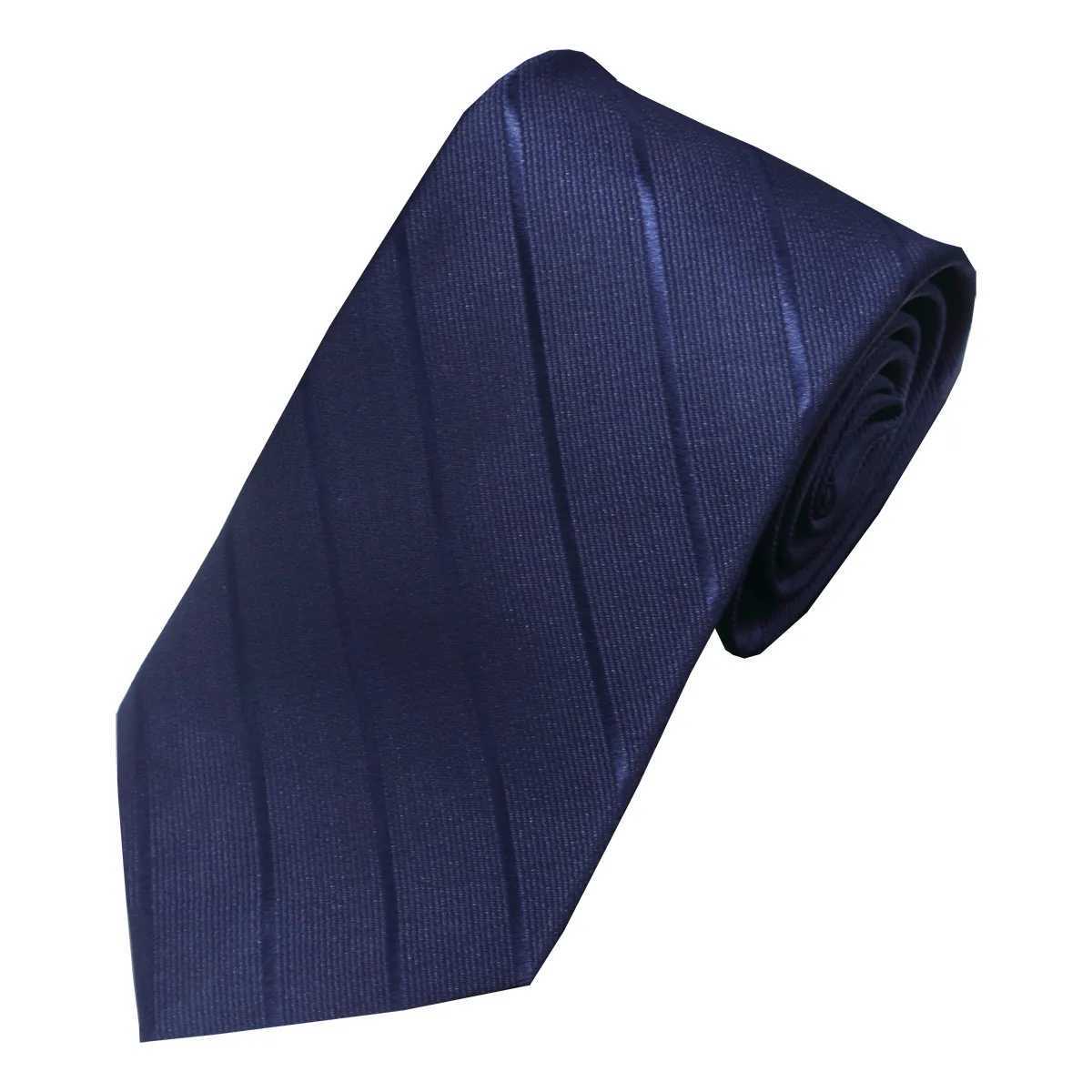 New Classic Blue Black Tie Mens Silk Mens Collar Wedding Party Business Advertisement Collar Tie Casual Solid Tie Y240925