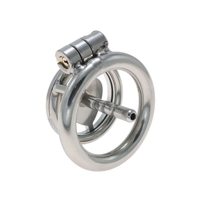 Colorful stainless steel heart chastity lock chastity device SM penis cage sex tool fake girl CB equipment sex toy