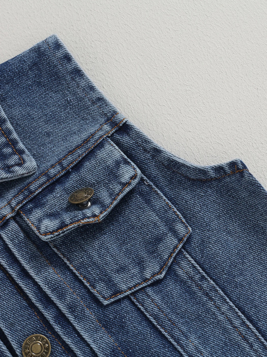 Vintage Denim Jacket for Kids Boys Girls Sleeveless Jeans Vest 2 4 6 8 Years Old Toddler Denim Vest 240921