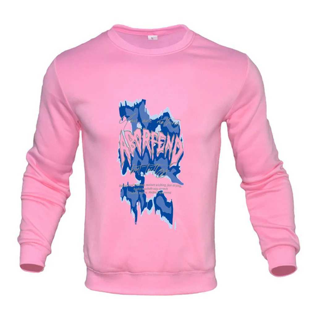 Mens Autumn and Winter New Multi-colors Loose Size S-3XL Sweatshirt Printed Pattern Round Neck Long Sleeve Top ClothingX240925