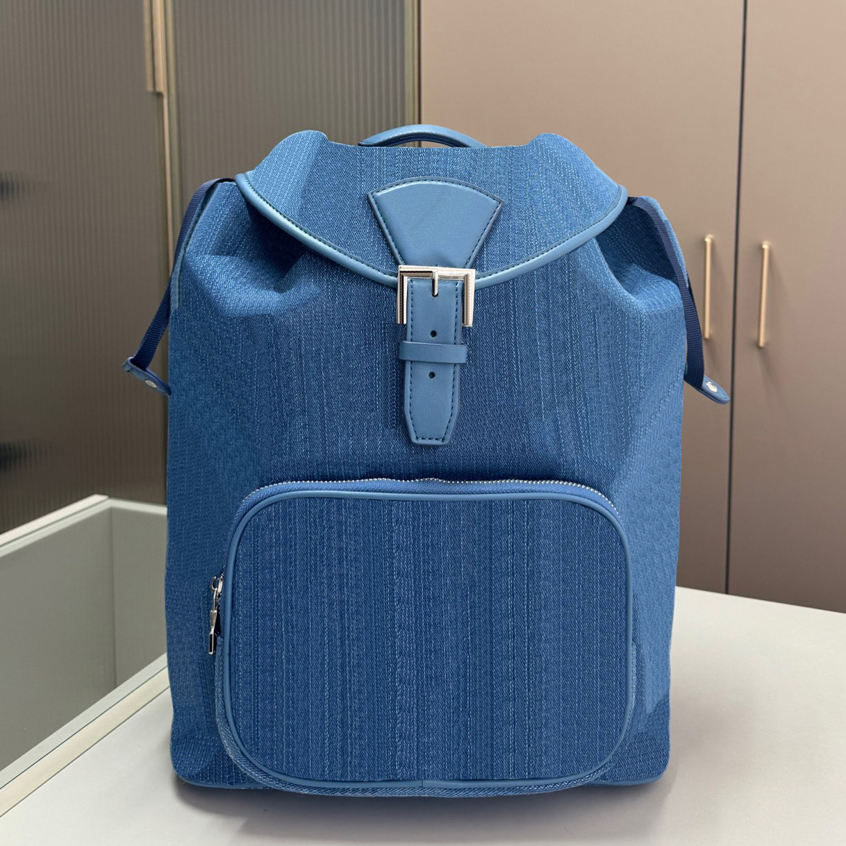 designers bookbag Denim backpack women luxury designer back pack womens fashion all-match classic backpacks with dust bag
