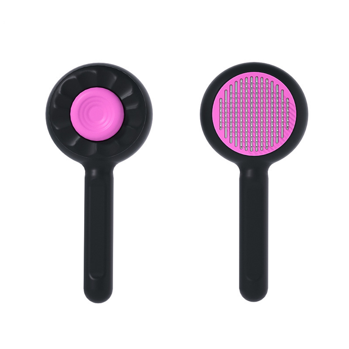 Halloween Pet flea comb dog cat comb floating hair removal brush one click hair removal comb