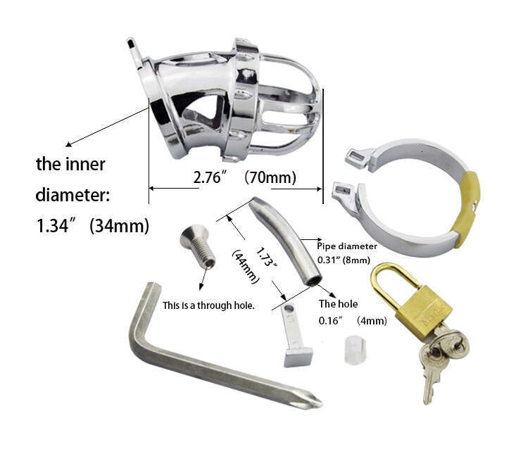 Factory price direct sales titanium alloy plated with environmentally friendly chromium CB6000S men's chastity belt metal stainless steel chastit
