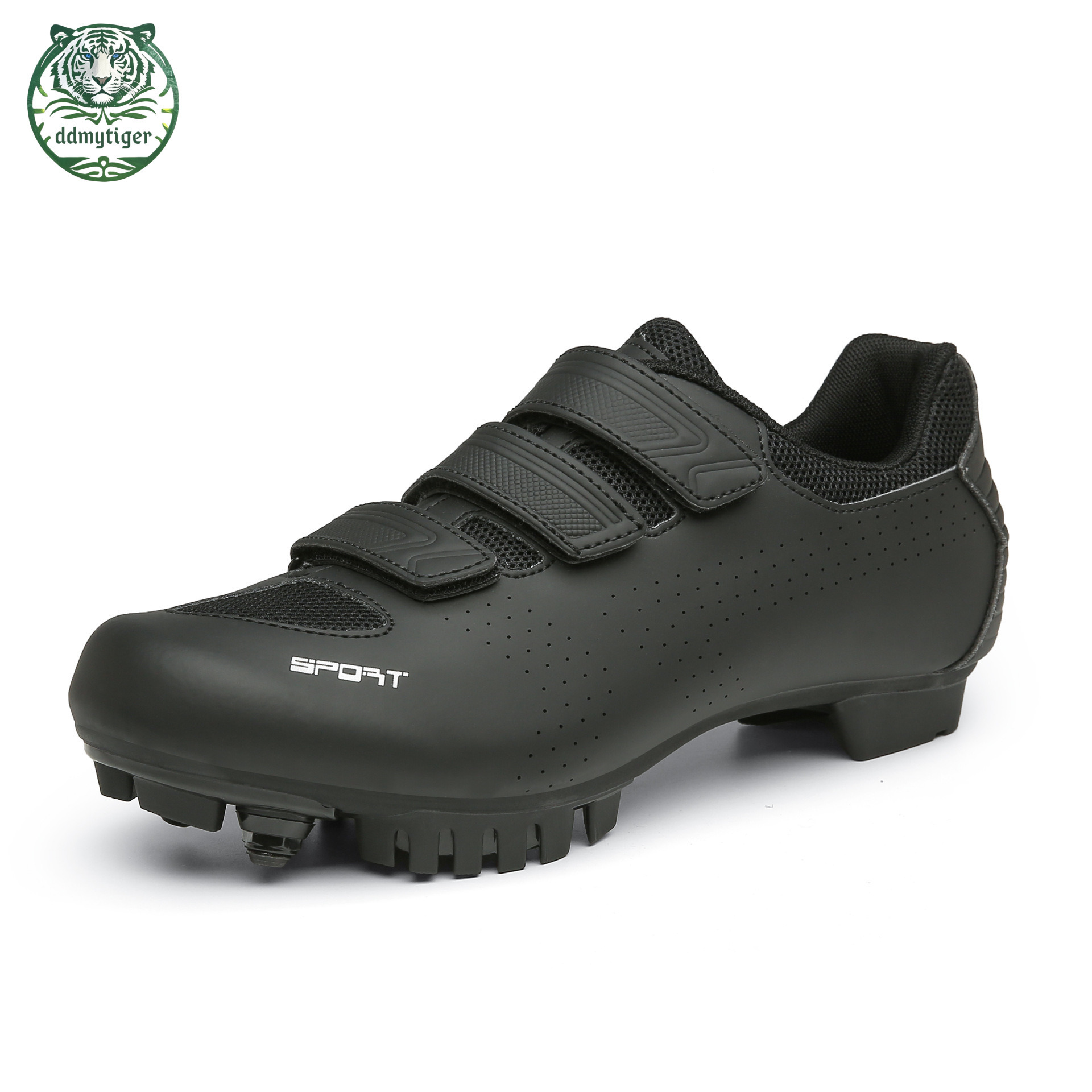 ddmytiger Outdoor plus size mountain cycling power assisted bikes, road shoes, sports events, cycling, men's and women's lock shoes A ddmyth