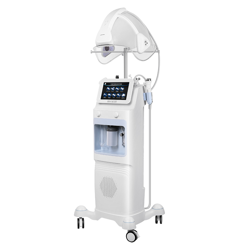 9 in 1 PDT Oxygen Mask Aqua Face Dermabrasion Face Aqua Peeling beauty Beauty Machine for Skin Rejuvenation Visual Bubble Exfoliating Skin Care