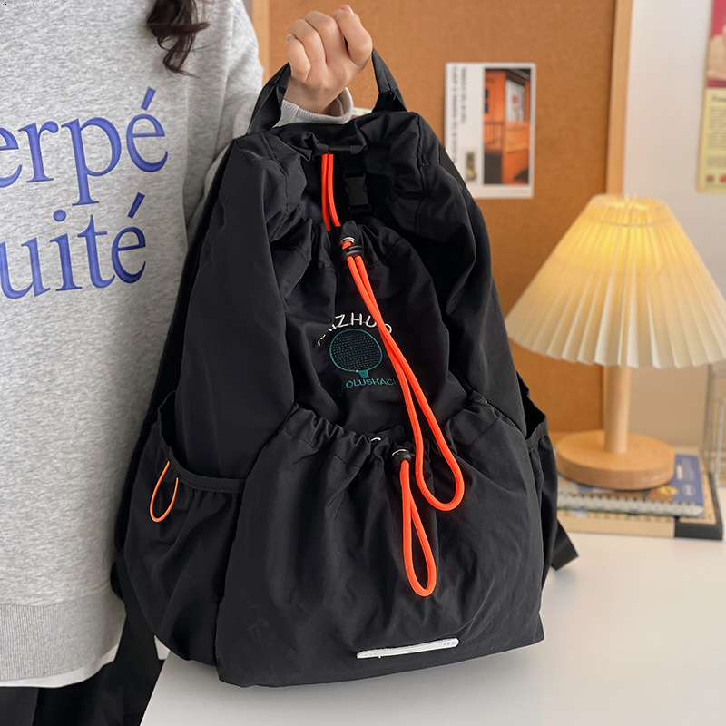 2024 New Designer Backpack Women's Backpack Large Capacity Simple Multi purpose Sports Type Women's Fashion Lightweight Travel Bag
