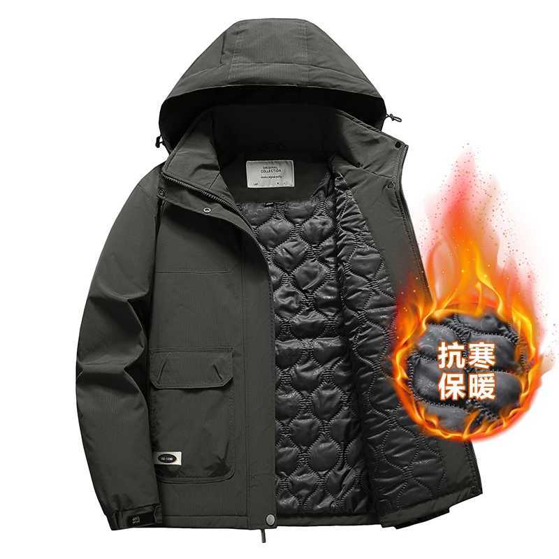 2024 Winter hooded mens autumn outdoor windproof machine high-quality outerwear mens breathable outdoor mens clothing Y240925