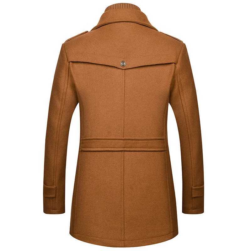 2024 High Quality Fashion Lanyon with Handsome Wool Boutique Wool Coat Winter Upgrade Warm Wool Coat Winter Men Winter Jacket Y240924