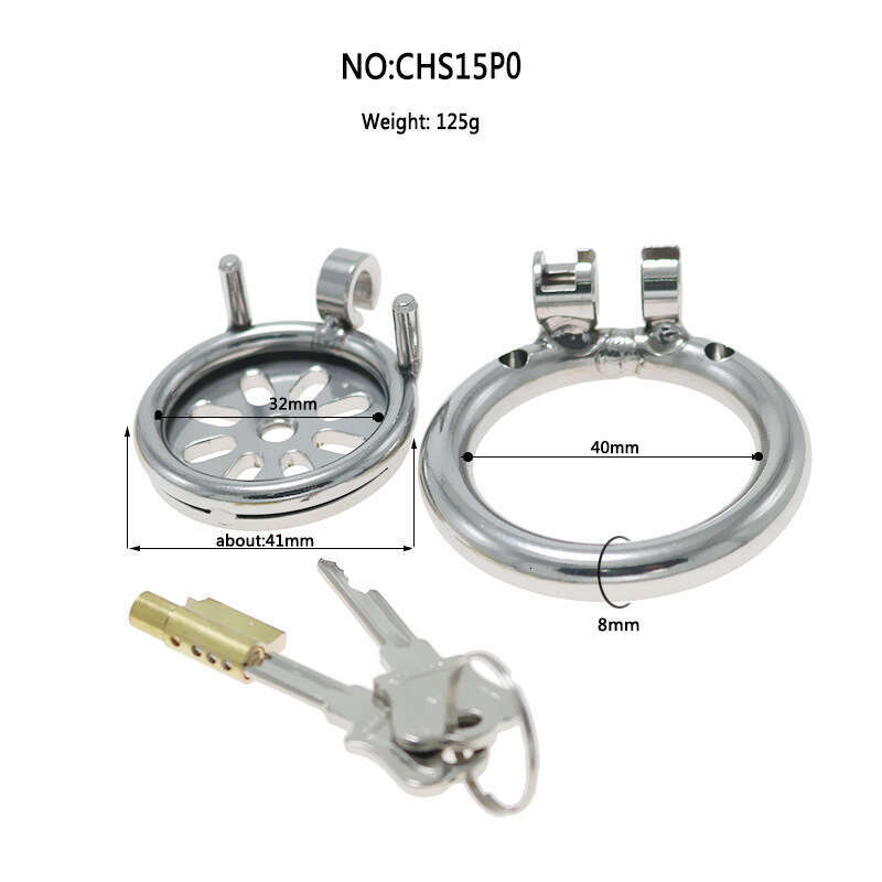 Colorful stainless steel chastity lock, penis cage, CB, worn outside, pseudo virgin chastity tool, sexual tool, adult toy for use
