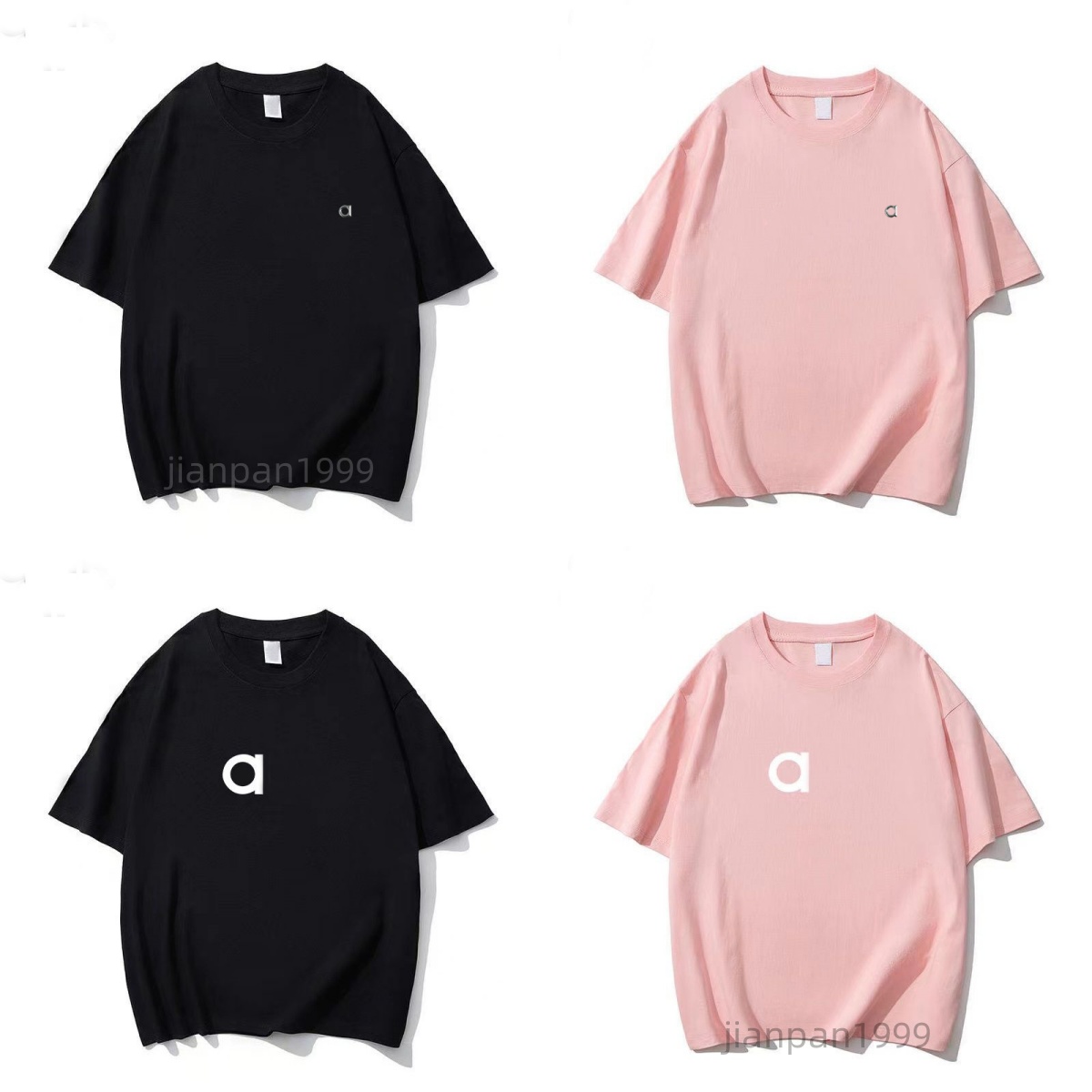 Women Yoga Outfit shirt oversize Crop Top Fitness Workout Crew Neck Blouse Gym clothes scuba Short sleeved align T shirt top