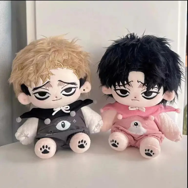 Stuffed 20cm Killing Stalking Wu Shangyu Yifan Cotton Doll Fashion Cute Plush Puppet Costume Childrens Reusable Toys Adult Gifts 240925