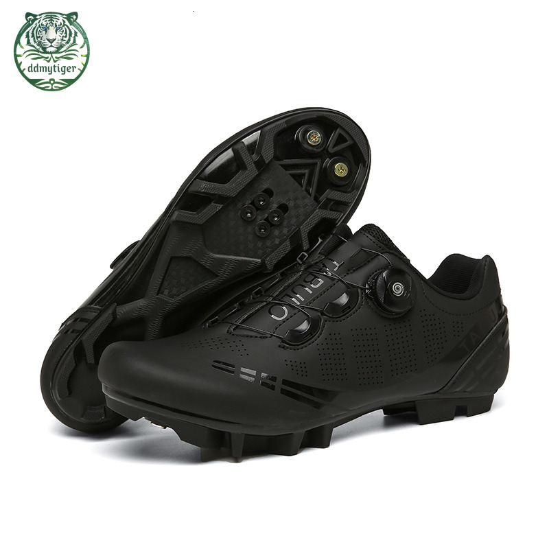 ddmytiger Large size outdoor mountain power bikes, road shoes, sports events, cycling high durability men's and women's lock shoes red A ddm