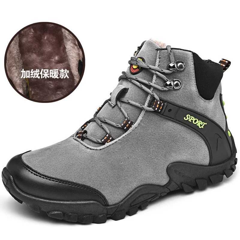 Hiking Shoes Outdoor Mens Professional Hiking Boots Camping Boots Winter Keep Warm Hiking Shoes Men Mountain Climbing Trekking Boots M240924