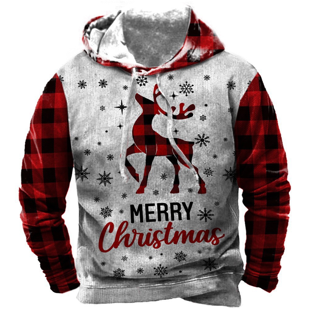 Pattern Hoodie Animal Mens Comfortable Breathable Lightweight Hooded Sweatshirt For Trendy Winter Wear Mens Clothing