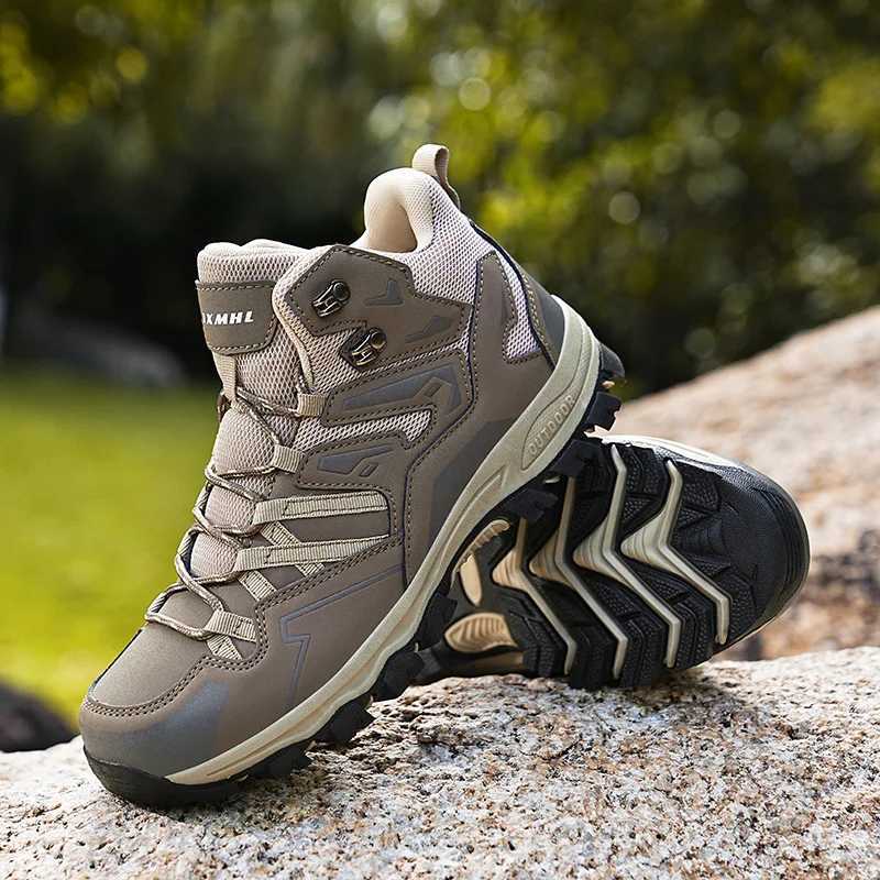 Outdoor ShoesWinter Men Outdoor Hiking Shoes Trekking Ankle Boots Mountain Shoes Tracking Hike Sneakers Dropshipping Z240924