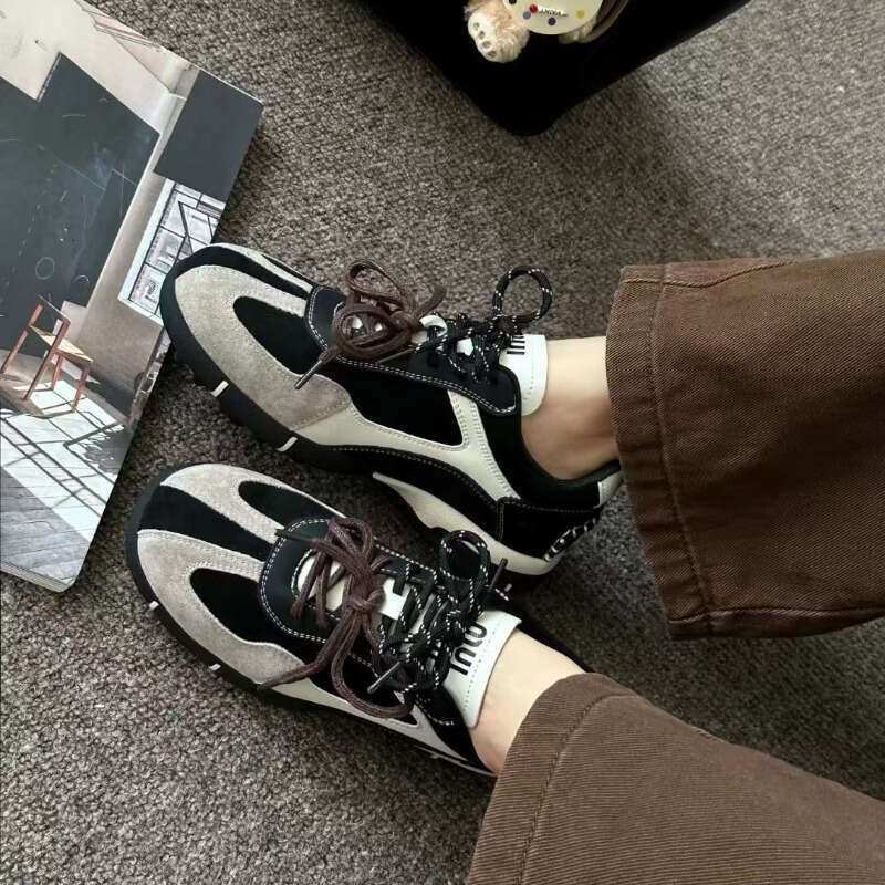 2024 latest trend fashion sneakers flat casual sports versatile German lace-up outdoor training shoes regqbfgg