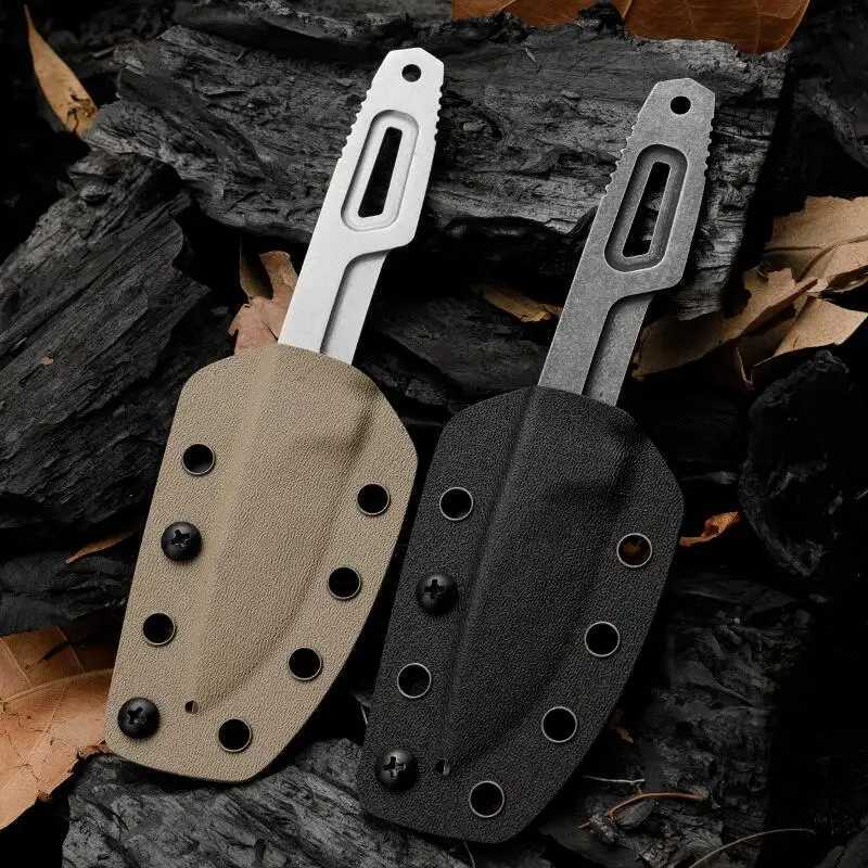 Trskt SATRE N690 steel neck knife washer hunting tactical outdoor camping knife kitchen gift EDC tool with Kydex direct shipping CL240925