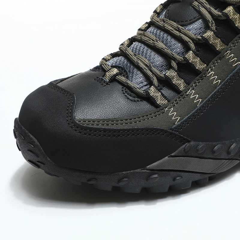 Hiking Shoes Genuine Leather Hiking Shoes Men Waterproof Outdoor Couple Trekking Shoes Non Slip Climbing Sports Shoes Men Sneakers M240924