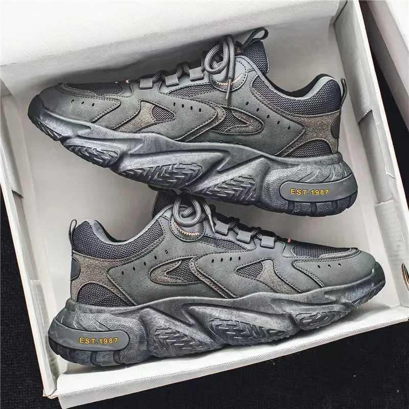 Athletic Shoes Winter Male Sneakers Thick Bottom Mens Tennis Shoes Breathable Sport Sneaker for Men Outdoor Running Basketball Trainers Z240924