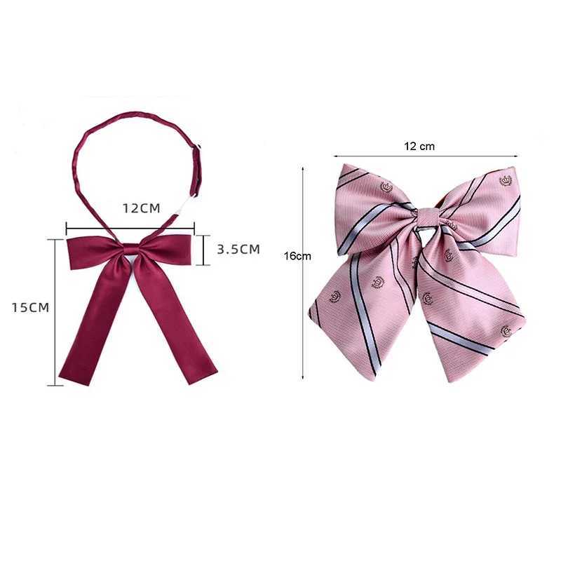 School uniform Wentie ribbon LED rope new collar handmade Wans shirt Wentie Y240925