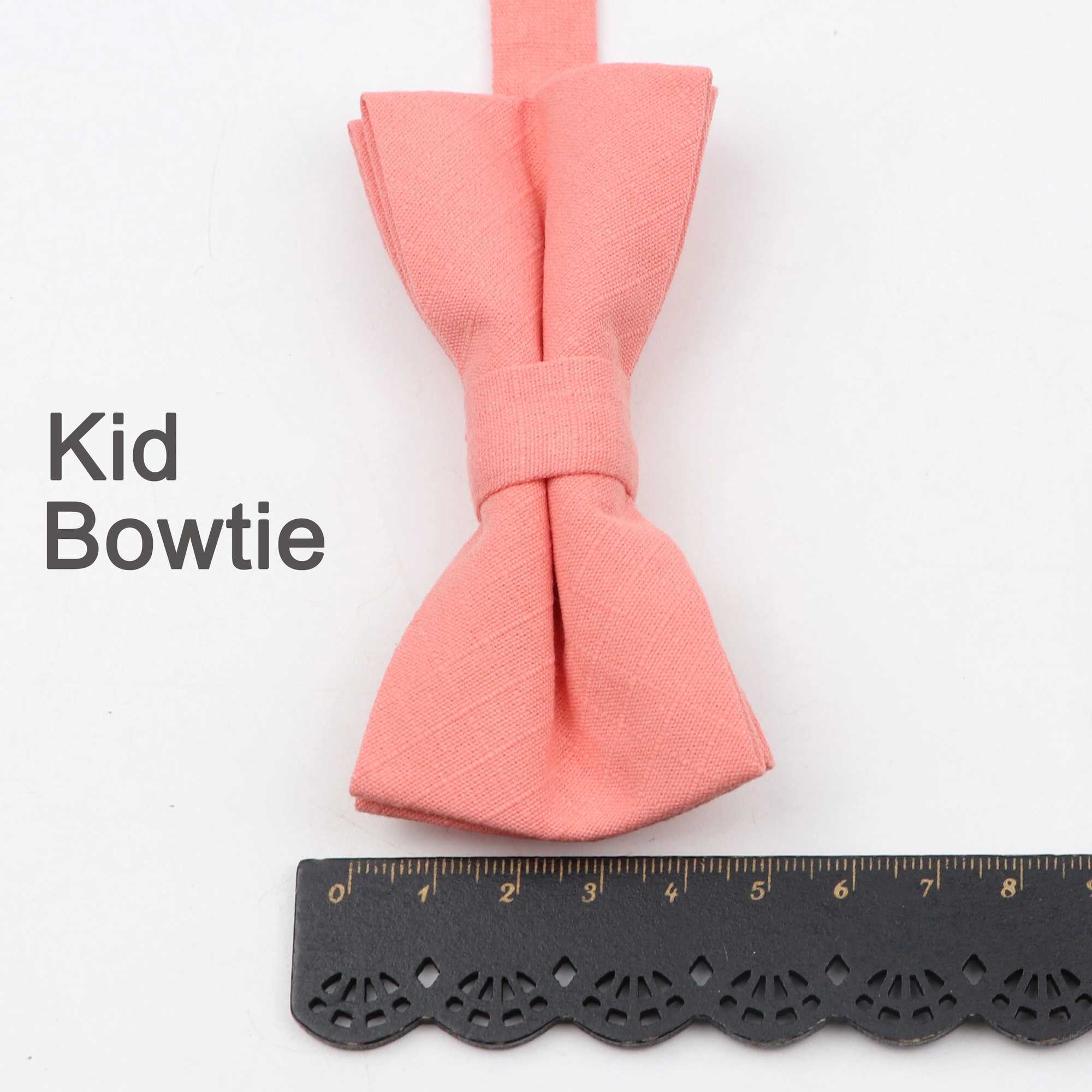 New green orange colored bow suitable for parents and children cute design adjustable 100% cotton mens childrens bow gift accessories Y240925
